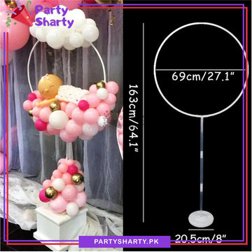 Round Ring Shaped Balloon Stand Baby Shower Wedding Decoration Ring Balloon Stand Reusable for any occasions Party Decorations